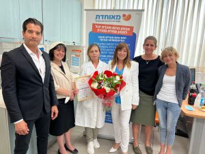 ראש העיר עליזה בלוך בהפתעה לילנה פולובויארינוב